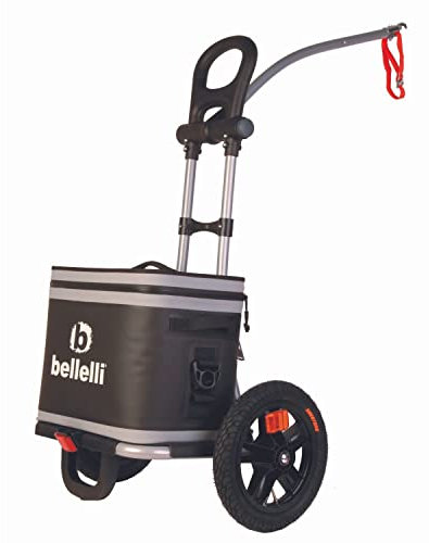 Red Loon by Bellelli Fahrrad Einkaufstrolley - Fahrradanhänger - B-Tourist Picnic Bag - Mit Kühltasche 20 Liter - Kühlbox Mit Bis Zu 68h Kühlung - Outdoor Trolley