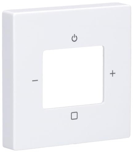 Busch-Jaeger 8252-84-101 Plaque centrale pour radio Busch DAB+ 8215 U-101, Btconnect DAB+ 8217 U-101 et iNet 8216 U Studioweiß carat® 2CKA008200A0254