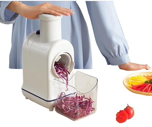 robot cuisine robot cuiseur multifonctions Robot culinaire multifonctionnel cuisine ménage râpe à tambour 125 tr/min puissance 80W 800ml structure divisée