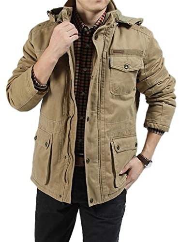 OXITA Arbeitsjacke, Selbstverteidigungsschutz, Schutz vor Schwert, Schnittschutzjacke, schnittfest, zivil, mit Bodyguard-Mantel, messerfester Mantel (Farbe: Khaki, Größe: XXL)