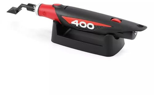 LeTkingok Kit de Ponceuse à Stylo Ergonomique AC 100-240V, Outil de Ponçage à Micro Vibrations, Rectifieuse Fine Multi-angle, Outils de Fabrication de Modèles