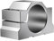 Qyrugcxs 65mm CNC Spindle Motor Clamp Mounting Bracket,Spindle Motor Mount Support with 4pcs Screw, for CNC Router Engraving