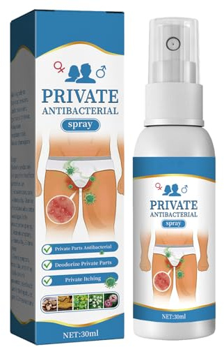 Antifongique pour Homme,Spray Antibactérienne Privée,Spray Soulage Rapidement Les Démangeaisons,Antibactérienne Privée,30ML