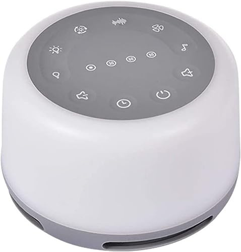 Datianu Auto-Off Timer Sound Machine White Noise Machine Physical Therapy Equipments Portable Sleep Fan Sound Machine White Noise Machine Night Light For Baby Adjustable Tone and Volume