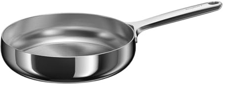 Berghoff Home Edelstahl Pfanne 24cm – ohne PFAS – Universalpfanne für alle Herdarten – Pfanne Induktion geeignet – Bratpfanne - frying pan