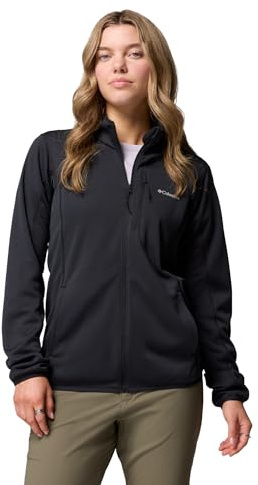 Columbia Essential Hike Grid Fleece Full Zip, Giacca In Pile Con Cerniera Intera Donna