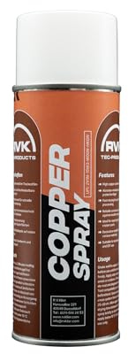 RVK Kupferspray – Kupfer-Effektlack für Metall & viele Oberflächen – DIY Kupferlackspray 400ml Spraydose – Lackspray für Kunststoff, Holz und Metall