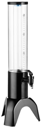 TOTIKI Dispensador De Cerveza Dispensador De Cerveza De Sobremesa con Tubo De Hielo Y Torre Dispensador Bebidas(17x49cm)