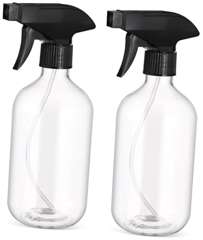 Ciieeo Bottiglie Spray Spruzzino Nebulizzatore Robusto e Multiuso in Pet 2 Pezzi da 500ml per, e Animali per Casa e Ufficio