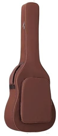 JTKSSCS Gitarrentasche Gitarrentasche Rucksack Schutzhülle Aufbewahrungskoffer Wasserdicht Akustikgitarrenhülle(Brown)