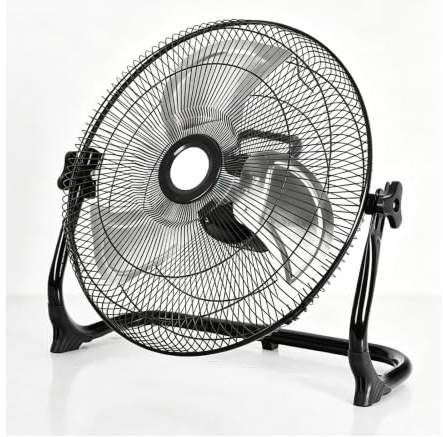 HBOOMOEM Ventilatore Potente, Ventilatore Industriale da Pavimento, Angolo di Inclinazione Regolabile; Adatto All'Uso in Casa, in Ufficio E in Camera da Letto.