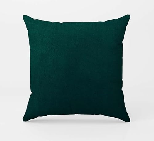 Cieffepi Home Collections Art. Wildleder - Dekokissen aus Wildleder (60 x 60, Petrolgrün)