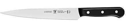 HENCKELS Solution Razor-Sharp 8-inch Carving Knife, German Engineered Informed by 100+ Years of Mastery, Black/Stainless Steel