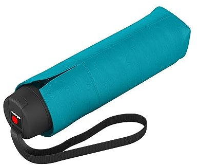 Knirps Regenschirm I.010 Small Manual mit Schirmtasche I kleiner Taschenschirm für unterwegs I Handöffner Taschenschirm I Regenschirm windstabil & leicht I Mini Schirm