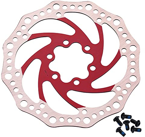 Bynccea 140 mm 160 mm 180 mm 203 mm Bremsscheibe Rotoren Edelstahl Fahrrad Scheibenbremse Center Lock Rotor mit 16 Schrauben passend für Rennrad, MTB, BMX.