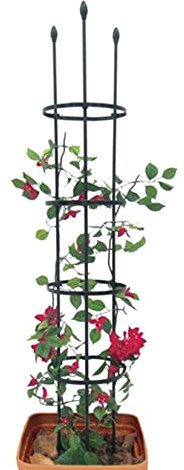 ZYFA Rankgitter Rankzaun Kletterhilfe Rosengitter Beetzaun Kletterpflanzen Beeteinfassung Rankhilfe Spalier Garten Pflanzengitter Blumengitter für Kletterpflanzen,Gartendeko Pflanzen Deko,Rosen