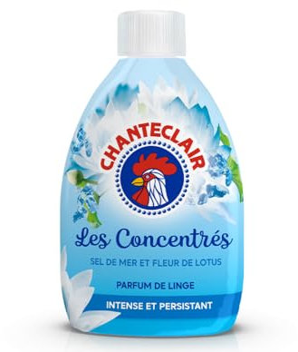 Chanteclair - Parfum de Linge Sel de Mer et Fleur de Lotus, Intense et Persistant, 22 Doses, 220.00 ml (Lot de 1)