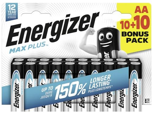 Energizer Max Plus Mignon (AA)-Batterie Alkali-Mangan 1.5 V 20 St.