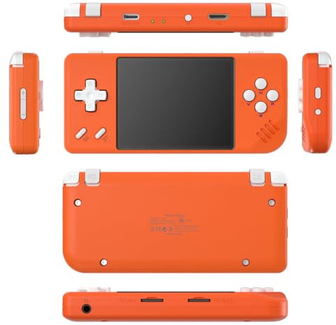 RG28XX Retro Handheld Spielkonsole, 64G mit 4800+ Spiele 2,8-Zoll IPS Mini Tragbarer Retro-Arcade-Linux-System-Videoplayer für Spiele Liebhaber Teenager Erwachsene Kinder