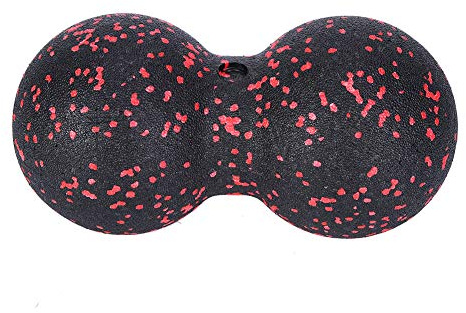 Schaumstoffrolle, Massageball-Set Zur Muskelentspannung, Hohe Dichte, Vielseitiges Fitnessgerät, Lindert Verspannungen in den Muskeln, Schwarze Tarnfarben (24x12cm große