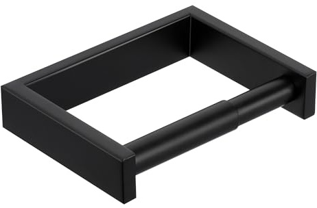 SAYAYO Toilettenpapierhalter Schwarz Klopapierhalter Edelstahl