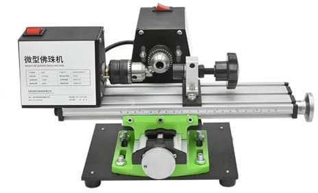 Mini tornio for legno da 1200 W for lavorazione del legno in miniatura Buddha perla tornio strumento for trapano 220 V