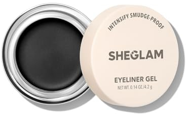 SHEGLAM Intensify Gel-Eyeliner wischfest und wasserfest, hochpigmentiert, langanhaltend, matt, 3 Farben - Black