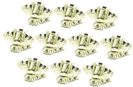 Cabilock 1 Set Portacandele Clip Per Natale Per Decorativo Per Design Feste E Decorazioni Natalizie 10 Pezzi