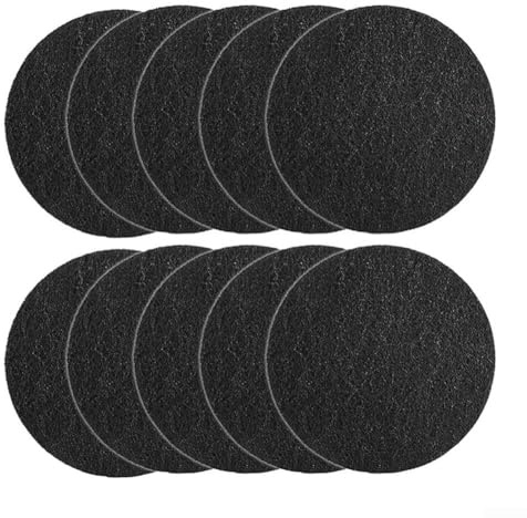 Aktivkohlefilter für Komposteimer 8 Stück zur Kontrolle und umweltfreundlichen Verwendung (rund:165*65*10mm)