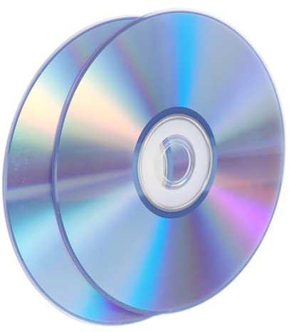 HEMOTON 2pcs Blank Cd-r Discs for Audio Recording and Music Data Storage, Writable Digital Audio Media for Backup and Playback, Compatible with CD Drives, High Capacity Optical Discs