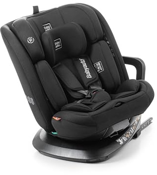 BABYAUTO – Silla de coche ACROSS iFix 40-150 Centímetros i-Size – Isofix + Top Tether – Giro 360° – A contramarcha hasta 105 Centímetros – 4 posiciones de reclinado – Protección lateral