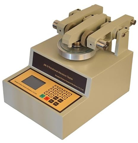 BINGNU Machine de Presse à Chaud, Abrasif Rotatif de Type Taber, testeur d'abrasion Conforme aux Normes ASTM, BS et ISO, Marque Pushen