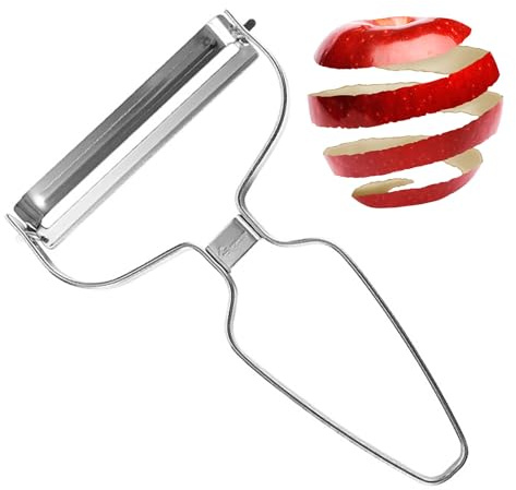 Sbucciatore Per Verdure | Utensile per Sbucciare in Acciaio Inossidabile a Mano per Cucina - Sbucciatore Per Alimenti,Per Sbucciare Verdure Patate Cetrioli Zucchine