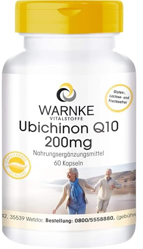 WARNKE Ubichinon Q10 200 mg Kapseln, 60 St. Kapseln