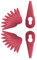 FANZTOOL Ersatzmesser-Set Rasentrimmer-Zubehör Rasentrimmermesser für FANZTOOL 20V Rasentrimmer 20Stk. (Gerade)