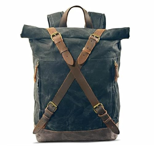 Motorrad Rucksack Craftride CR3 Canvas Tasche gewachst 13Ltr in schwarz