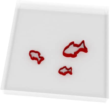Mini/Tiny Fish Set of 3 Value Fondant Cutter 1.5CM + 2CM + 3CM - 2