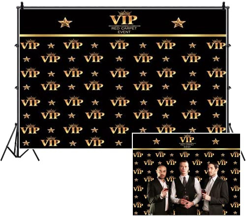 Renaiss 2.5x1.8m VIP Gast Besucher Kulisse Roter Teppich Event Fotografie Hintergrund Mann Frau Super Star Portrait Shooting Party Banner Dekoration Studio Requisiten