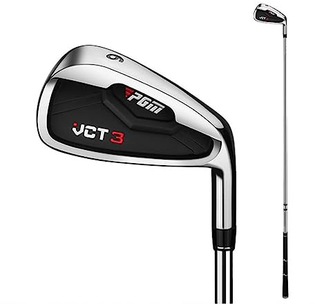 Hierro de Golf Profesional para Hombres y Mujeres - #5/6/7/8/9/PW/SW con Varilla Inoxidable/Carbono (#6 con Varilla de Acero)