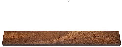 Jdeijfev 1 Piece Wooden Strip Magnetic Knife Holder Wall Mount Wood Block Magnet Knives Rack for Metal Knives