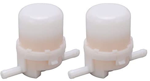 Natudeco Kraftstofffiltergehäuse, Kfz-Ersatz-Inline-Kraftstofffilter, Kunststoff-Kraftstofffilterrohr für Autos, mehrere Fahrzeugmodelle