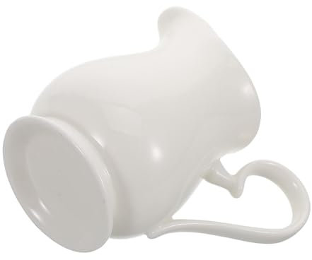 COLLBATH Jarra De Leche De Cerámica Clásica Mini Jarra Para Leche y Jarabe Cafeterías o Hogar