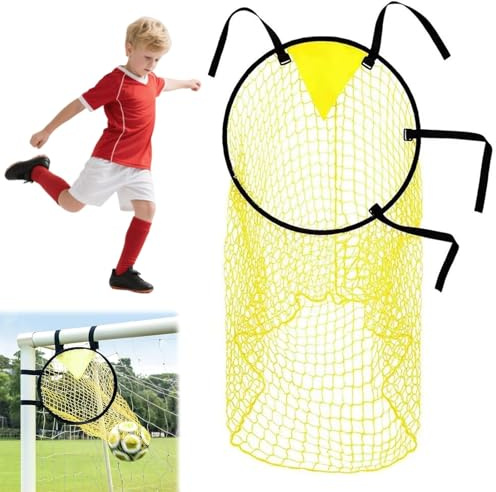 Fußball Zubehör, 45x60cm Fußballtore, Fußballtor Zielnetz für Kinder, Erwachsene, Zielschießen Fußball, Fussball Zielnetz für Fußballtraining, Schießen, Outdoor