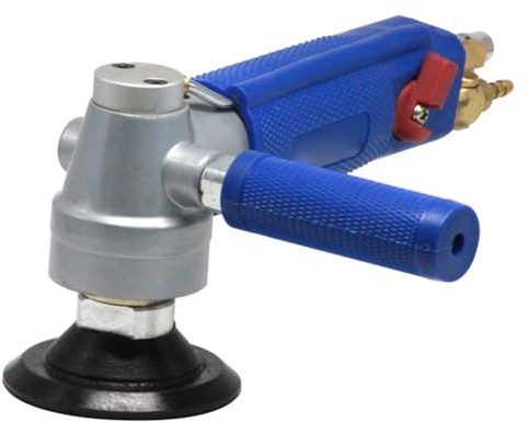 Joselin Lijadora Neumática de 3 Pulgadas con Alimentación de Agua Pulidora en Húmedo para Mármol Jade Pulido de Varios Tipos de Piedra