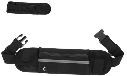 DECOMELODY Sport Aufbewahrungstasche Anti Diebstahl aus Elastischem Stoff Kleine Diebstahlsichere Gürteltasche für Handy und Geldbörse für Outdoor und Reisen