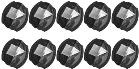 OATIPHO 20 Almohadillas Negras para Hombres Absorbentes y Biodegradables Material No Tejido y Película de Pe, Protectores Diarios para Cuidado Personal