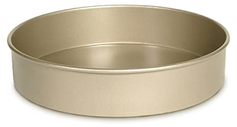 Glad Round Baking Pan Nonstick - Heavy Duty Metal Bakeware for Cakes and Desserts, 9.6 inches