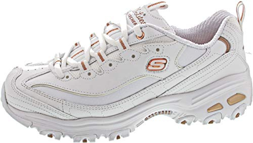 Skechers D'Lites - Fresh Start Låga sneakers dam, White Rose Gold, 36 EU