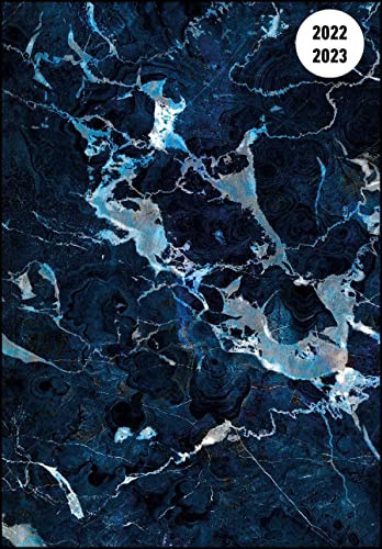Collegetimer Blue Marble 2022/2023 - Schüler-Kalender A5 (15x21 cm) - Marmor - Weekly - 224 Seiten - Terminplaner - Alpha Edition (Collegetimer A5 Weekly)