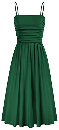 GRACE KARIN 50s Kleid Rockabilly Partykleid Damen Vintage Kleider 50er Jahre Partykleider CL837-5 M